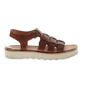 Madewell Brown Leather Platform Gladiator Sandals Size 9.5